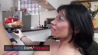 French Brunette MILF Fucked by the Repairman