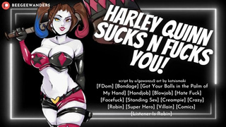 Harley Quinn Captures & Interrogates You With Her Holes! || Erotic ASMR Roleplay for Dudes