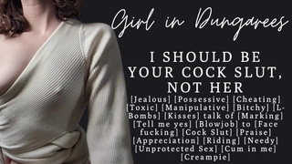 ASMR | Fuck me instead, I'll be your perfect prick chick | Cheating | Bj | Cream pie