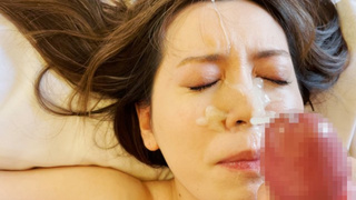 綺麗すぎる美人若妻の色っぽい浮気フェラチオ→顔射③。ravishing fresh ex-wife's cute flirtatious oral sex→ cumshot ejaculation (three)