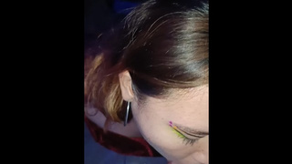 I found her sad and alone at night and I offered to walk her to her room (Real cheating slut)