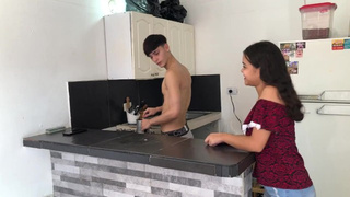 HOMEMADE HOME-MADE SEX WITH MY BRUNETTE NEIGHBOR, SHE TOLD ME THAT SHE WANTED ME TO KISS HER GORGEOUS