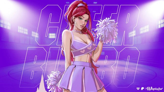 ASMR RP | Ditzy Cheerleader Worships Your Dong & Balls [Risky] [Public] [Roleplay] [Enthusiastic]