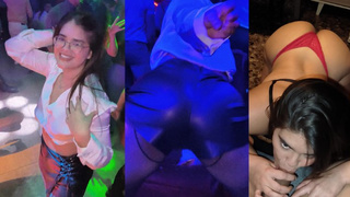 party: stunning skank chooses a stranger to fuck after dancing