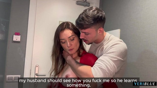 REAL UNFAITHFUL MARRIED WHORE!! Her sugar mommy calls her while her hubby is in a meeting