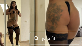 Sinful Bitch in African Stockings With Wet Vagina