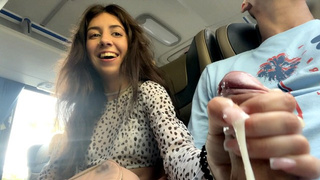 Public Prick Jerking Off On A Bus Full Of People - Made Him Sperm Hard By Hand! - Dick Flashing