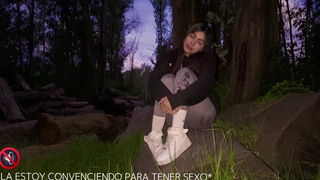 We go to the forest and I managed to convince my best friend to make a porn film (WE CATCHED)