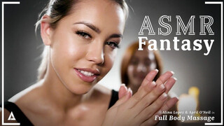 ASMR Roleplay Fantasy- Full Body Lesbo Massage- Alina Lopez