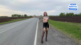 Cute Whore Prick swallowing Pays For Ride With Sex,Hitchhikes In Tight Leather Skirt,Show Large Booty Boobies