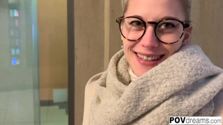 POVdreams - German Attractive Blonde Tourist get pickt up from the Prague Streets and screwed