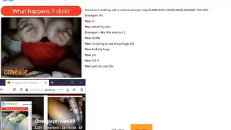 Omegle Busty FAT WOMAN Lady Wth Enormous Boobs Masturbate