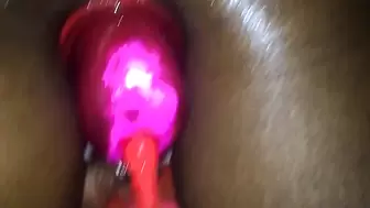 Vagina Pump Filled with Cream