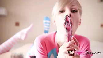 Anal with Glass Toy (MyKinkyDope, Cosplay, Booty Game)