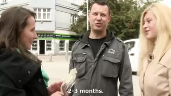 Czech lovers for cash agrees to have sex with another lovers
