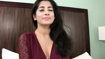 Indian pornstar Nadia Ali spreads legs for fucking in hotel room