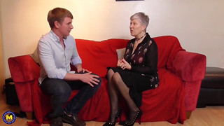 Mature bitch seduced this stud.