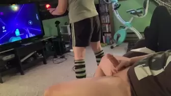 Boy has Sex with Mistress as the Ex-Wife Plays VR