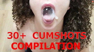 Blowjobs Cumshots Oral Cream-Pie Spunk in Mouth Cum-Shot Swallow - Set Of