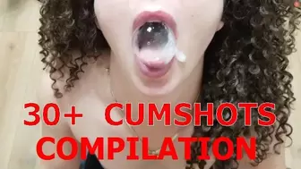 Blowjobs Cumshots Oral Cream-Pie Spunk in Mouth Cum-Shot Swallow - Set Of