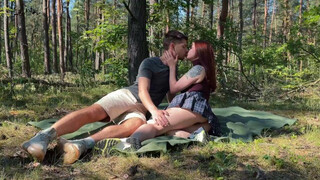 Public Amatuer Lovers Sex on a Picnic in the Park LeoKleo
