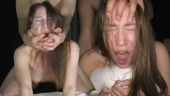Thin College Teeny Boned to her Limit in Extreme Rough Sex Session - BLEACHED BARE - Ep XVI