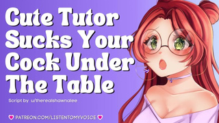 Sweet Nerdy Slut Helps You Study With Her Mouth & Throat [College] [Blowjob ASMR] [Submissive Slut]