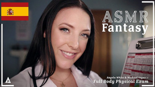 ASMR Fantasy - Full Body Physical Exam With MILF Doctor Angela White! (Spanish Subtitles) - SELF PERSPECTIVE
