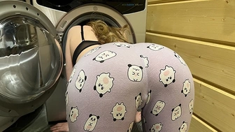 Cute Babe Stuck In The Washing Machine And Boned - Anny Walker