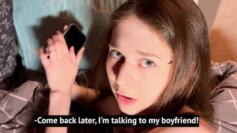 I'm talking to my bf right now, I remember I promised you sex