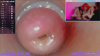 xxs_pie - Sleazy Leeloo masturbate using a vibrator and endoscope and gets a very wet cumming