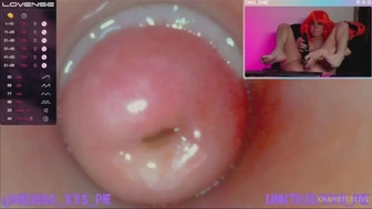 xxs_pie - Sleazy Leeloo masturbate using a vibrator and endoscope and gets a very wet cumming