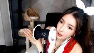 【ASMR】斗鱼TV 主播 网红 大艺术嘉 粉丝群福利 Cosplay王者荣耀 不知火舞 中文音声 啄木鸟