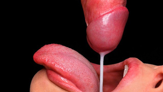 CLOSE UP: Best Milking ORAL SEX in your LIFE, All Spunk in Mouth, Sloppy Blowing Meat ASMR