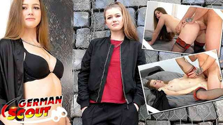 GERMAN SCOUT - SKINNY TEENIE OLIVIA SPARKLE (18) I Pickup for Casting Fuck by Humongous Prick ´