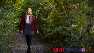 British 18 Year Older Schoolgirl Gets Banged By An Evil Dildo Monster