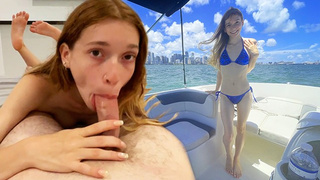 TAKING MY gf Jessica Marie ON A BOAT RIDE AND THEN 2 ROUNDS BACK AT MY PLACE