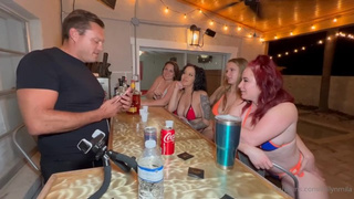 Nasty Florida Swinger Couples Have Orgy At A Public Tiki Bar !