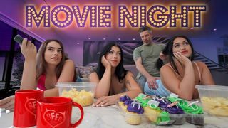 Best Friend Forever Chick Night Extravaganza Filled With Snacks, Spooky Flicks, And Lots Of Titties
