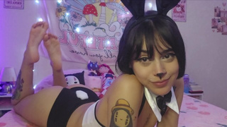 JOI: Dirty bunny asking you to jizz inside her (Halloween Special) ????????