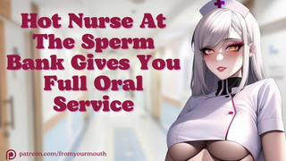 Sexy Nurse At The Cum Bank Gives You Full Oral Service ❘ Audio Roleplay