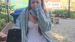 Finding A Stranger To Control My Lush Leads To A Hard Fuck And Cream-pie!!