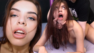 USED LIKE SCHLONG - Aggressive TIKTOK Skank Enjoys It Rough - Emily Mayers